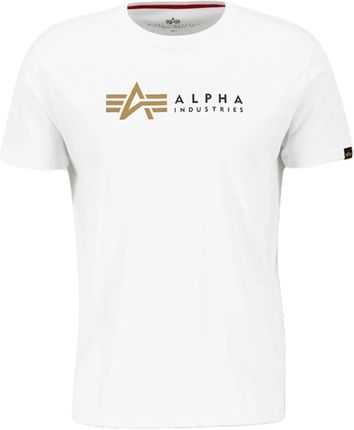 Koszulka Alpha Industries Alpha Label T 118502 09 - Biała RATY 0% | PayPo | GRATIS WYSYŁKA | ZWROT DO 100 DNI