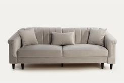 Zdjęcie Sofa rozkładana kremowa DAKAR - Gliwice