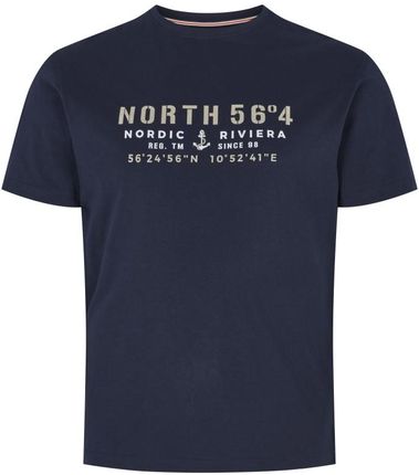 T-shirt granatowy NORTH 56°4
