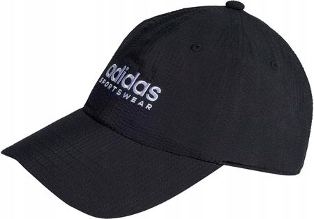 Adidas Seersucker Dad Cap Czapka Z Daszkiem Bejsbolówka Czarna