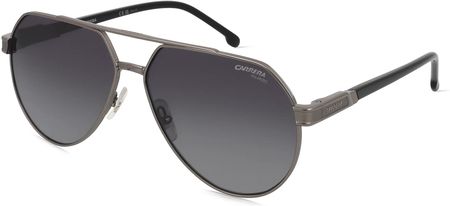 Carrera 1067/S Męskie okulary przeciwsłoneczne, Oprawka: Metal, szary