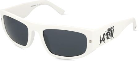 Dsquared2 ICON 0016/S Męskie okulary przeciwsłoneczne, Oprawka: Acetat, biały