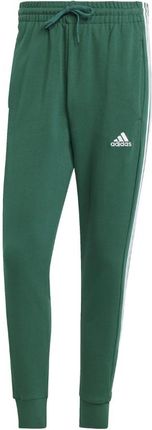 Spodnie dresowe męskie adidas ESSENTIALS FRENCH 3-STRIPES zielone IS1392