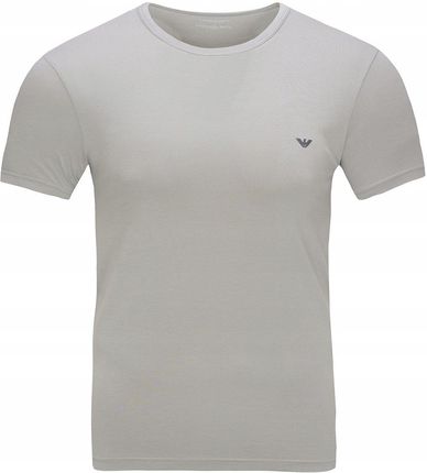 Emporio Armani t-shirt koszulka męska szara crew-neck XL