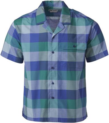 Koszula męska Marmot Muir Camp Novelty SS Rozmiar: M / Kolor: niebieski/zielony