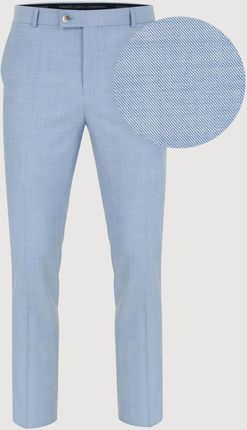 Niebieskie spodnie garniturowe męskie Slim Fit Pako Lorente roz. 108/176