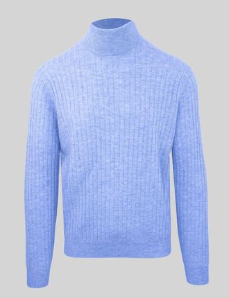 Swetry marki Malo model IUM026FCC12 kolor Niebieski. Odzież męska. Sezon: Jesień/Zima