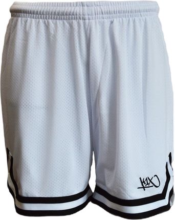 K1X Double-X Shorts Białe Męskie Spodenki na Trening Kosz - 6013698