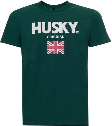 Koszulka T-shirt marki Husky model HS23BEUTC35CO177-JOHN kolor Zielony. Odzież męska. Sezon: Cały rok