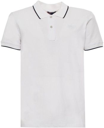 Koszulki polo marki Husky model HS23BEUPC34CO185-ARTHUR kolor Biały. Odzież męska. Sezon: Cały rok