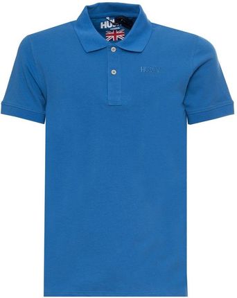Koszulki polo marki Husky model HS23BEUPC34CO163-GEORGE kolor Niebieski. Odzież męska. Sezon: Cały rok