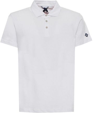 Koszulki polo marki Husky model HS23BEUPC34CO156-TED kolor Biały. Odzież męska. Sezon: Cały rok