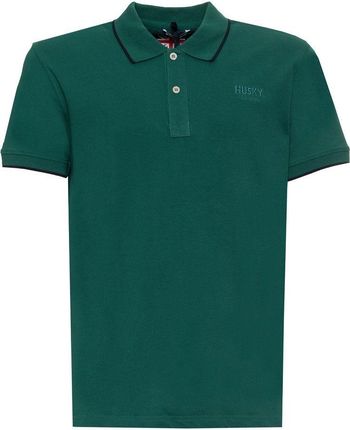Koszulki polo marki Husky model HS23BEUPC34CO185-ARTHUR kolor Zielony. Odzież męska. Sezon: Cały rok