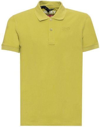 Koszulki polo marki Husky model HS23BEUPC34CO163-GEORGE kolor Zielony. Odzież męska. Sezon: Cały rok