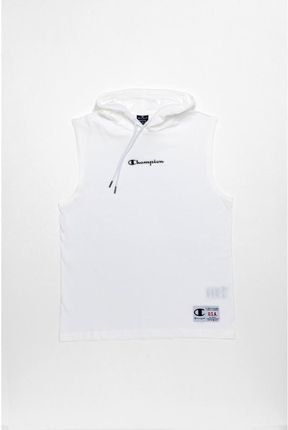 Koszulka T-shirt marki Champion model 218772 kolor Biały. Odzież męska. Sezon: Cały rok