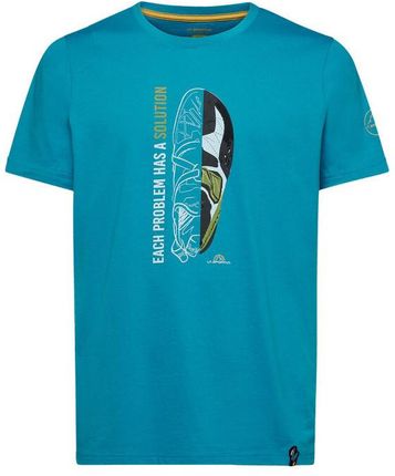 Koszulka męska La Sportiva Solution T-Shirt M Wielkość: XXL / Kolor: niebieski