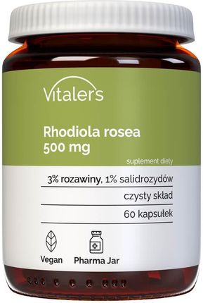Vitaler's Rhodiola Rosea Różeniec górski 500 mg - 60 kapsułek