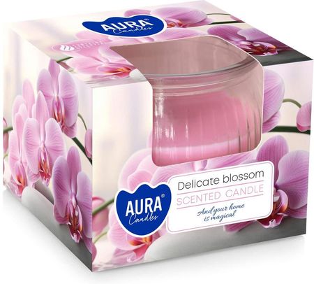 Świeca zapachowa DELIKATNE KWIATY sn69-421 18h Aura