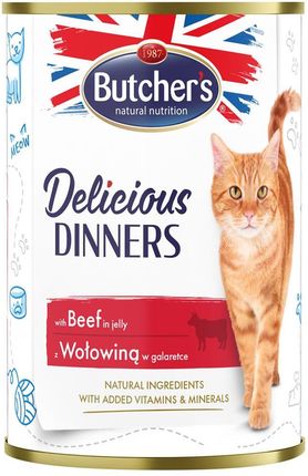Butcher'S Delicious Dinners Z Wołowiną 24X400G
