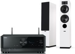 Yamaha RX-V6A Czarny + Tesi 5 Biały