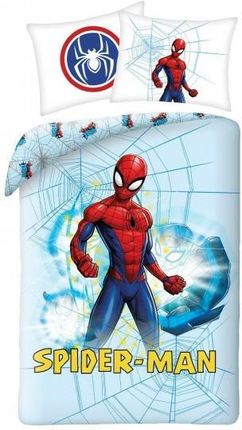 Pościel Dziecięca Spiderman Błękitna Spm-01Bl Halantex Rozmiar 140X200Cm