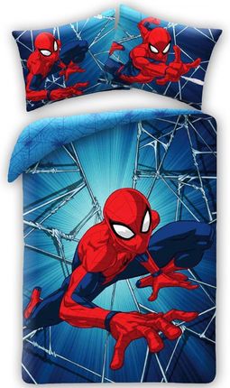 Disney Komplet Pościeli Dziecięcej 140X200Cm Spiderman Marvel