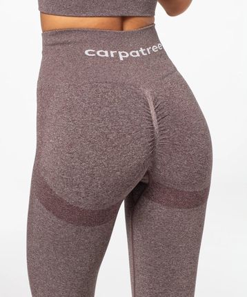 Carpatree Legginsy Bezszwowe Allure Brązowy Melanż