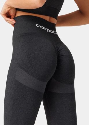 Carpatree Legginsy Bezszwowe Allure Czarny Melanż