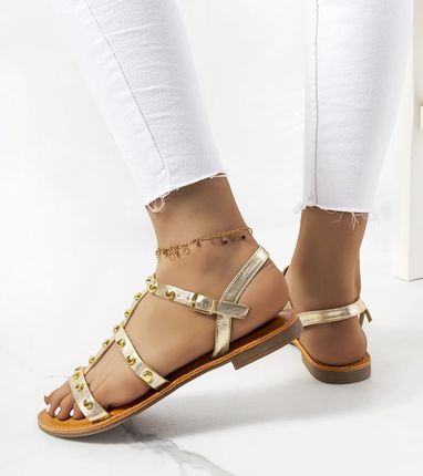 Złote metaliczne sandały Somerset