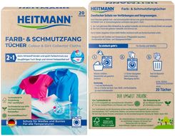 Zdjęcie Heitmann Farb&Schmutz Chusteczki Wyłapujące Kolor 20Szt. - Sosnowiec