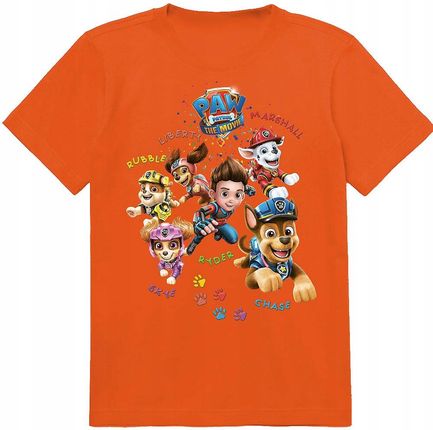 Koszulka Dziecięca T-shirt Dla Dziecka Psi Patrol Film 104 Jakość