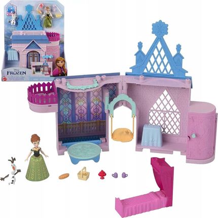 Mattel Disney Frozen Anna Olaf Zamek Pałac Kraina Lodu Zestaw HLX02