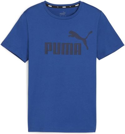 Dziecięca Koszulka z krótkim rękawem Puma Ess Logo Tee B 58696059 – Niebieski