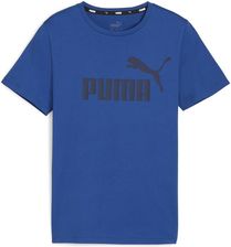 Zdjęcie Dziecięca Koszulka z krótkim rękawem Puma Ess Logo Tee B 58696059 – Niebieski - Mikołajki