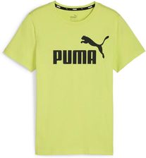 Zdjęcie Dziecięca Koszulka z krótkim rękawem Puma Ess Logo Tee B 58696071 – Żółty - Mikołajki