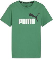 Zdjęcie Dziecięca Koszulka z krótkim rękawem Puma Ess+ 2 Col Logo Tee B 58698576 – Zielony - Mikołajki