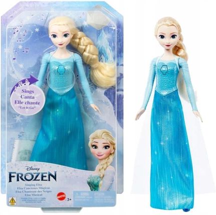 Mattel Frozen Kraina Lodu Śpiewająca Lalka Elsa Śpiewa Ang. HLW55