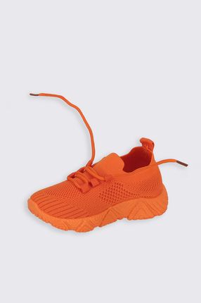 Sneakersy pomarańczowe neonowe buty sportowe