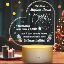 Lampka Nocna Led Aonveki - Idealny Prezent Dla Przyjaciela Napis Po Włosku