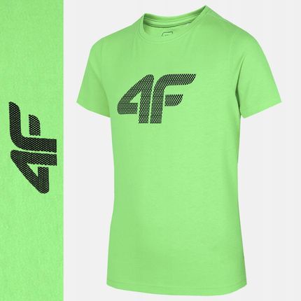 Koszulka Chłopięca 4F dziecięca T-shirt Sportowa bawełniana na co dzień 164