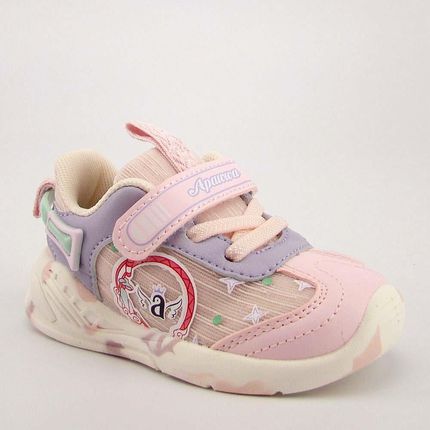 APAWWA Q926 niemowlęce buciki sportowe różowe Rozmiar: 19