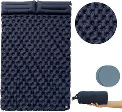Zolta Dmuchany Dwuosobowy Materac Mata Turystyczna Z Poduszk� Granatowy