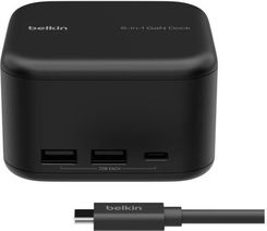 Belkin Stacja Dokująca Gan 6W1 Usb-A Usb-C Eth Hdmi Pd (INC018VFBK)