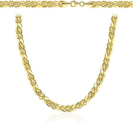 Biżuteria Gabor Złoty Naszyjnik Pleciony 50Cm 585