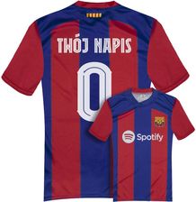 Zdjęcie TWÓJ NAPIS Koszulka piłkarska Barcelona LEWANDOWSKI 9 - Skała