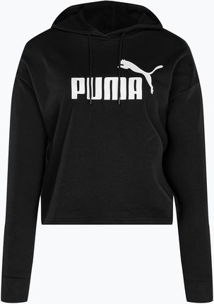 Puma Bluza Damska Ess Cropped Logo Hoodie Tr Black