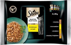 Sheba Selection Select Slices Drobiowe Smaki W Sosie 4X85G