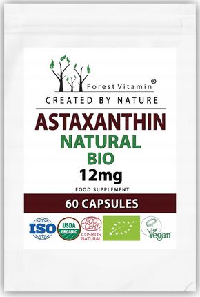 Forest Vitamin Astaxanthin Natural Bio 12Mg 60kaps.