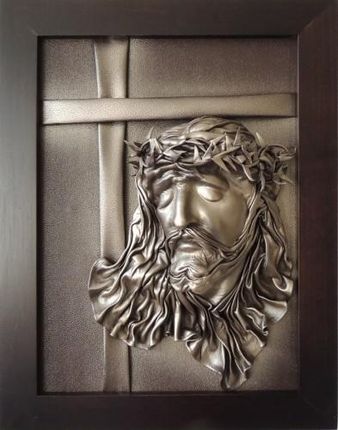 Art Deco Obraz Jezus Chrystus Krzyż W Tle Na Prezent Do Domu Jc2-1