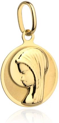 Biżuteria Gabor Złoty Medalik Matka Boska W Kółku 585